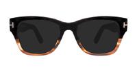 Black Tom Ford FT5379 Rectangle Glasses - Sun