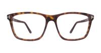 Dark Havana Tom Ford FT5479-B Rectangle Glasses - Front