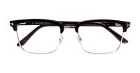 Black Tom Ford FT5504 Rectangle Glasses - Flat-lay