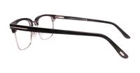 Black Tom Ford FT5504 Rectangle Glasses - Side