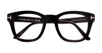 Shiny Black Tom Ford FT5542-B Rectangle Glasses - Flat-lay