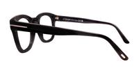 Shiny Black Tom Ford FT5542-B Rectangle Glasses - Side