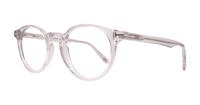 Grey Tom Ford FT5557-B Round Glasses - Angle