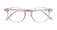 Grey Tom Ford FT5557-B Round Glasses - Flat-lay
