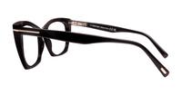 Shiny Black Tom Ford FT5709-B Cat-eye Glasses - Side