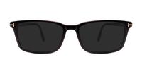 Shiny Black Tom Ford FT5735-B-54 Rectangle Glasses - Sun