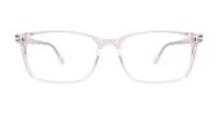 Crystal Tom Ford FT5735-B-56 Rectangle Glasses - Front
