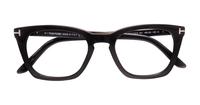 Shiny Black Tom Ford FT5736-B Square Glasses - Flat-lay