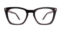 Shiny Black Tom Ford FT5736-B Square Glasses - Front