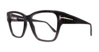 Shiny Black Tom Ford FT5745-B Square Glasses - Angle