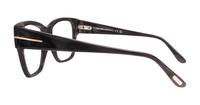 Shiny Black Tom Ford FT5745-B Square Glasses - Side