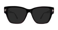 Shiny Black Tom Ford FT5745-B Square Glasses - Sun