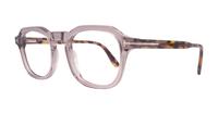 Grey Tom Ford FT5836-B Rectangle Glasses - Angle