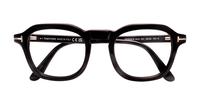Shiny Black Tom Ford FT5836-B Rectangle Glasses - Flat-lay