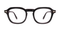 Shiny Black Tom Ford FT5836-B Rectangle Glasses - Front