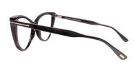Shiny Black Tom Ford FT5843-B Cat-eye Glasses - Side