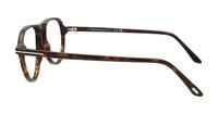 Dark Havana Tom Ford FT5869-B Aviator Glasses - Side