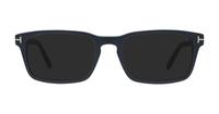 Matte Blue Tom Ford FT5938-B Rectangle Glasses - Sun