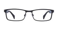 Matte Black/Grey Tommy Hilfiger TH1259 Rectangle Glasses - Front