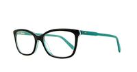 Black Tommy Hilfiger TH1318 Oval Glasses - Angle