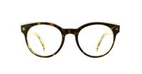 Yellow Havana Tommy Hilfiger TH1438 Round Glasses - Front