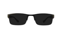 Dark Ruthenium Tommy Hilfiger TH1524 Rectangle Glasses - Sun