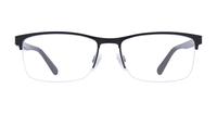 Matte Black Tommy Hilfiger TH1528 Rectangle Glasses - Front