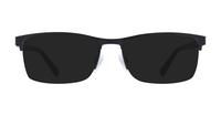 Matte Black Tommy Hilfiger TH1528 Rectangle Glasses - Sun