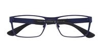 Blue Tommy Hilfiger TH1543-54 Rectangle Glasses - Flat-lay