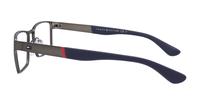 Matte Dark Ruthenium Tommy Hilfiger TH1543-54 Rectangle Glasses - Side