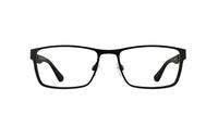 Matt Black Tommy Hilfiger TH1543 Square Glasses - Front