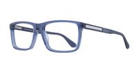 Blue Tommy Hilfiger TH1549 Square Glasses - Angle