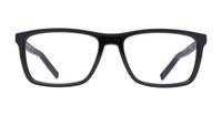 Black Tommy Hilfiger TH1592 Rectangle Glasses - Front
