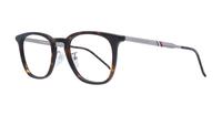 Dark Havana Tommy Hilfiger TH1623/G Square Glasses - Angle