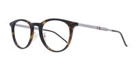 Dark Havana Tommy Hilfiger TH1624/G Round Glasses - Angle