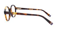 Dark Havana Tommy Hilfiger TH1683 Round Glasses - Side