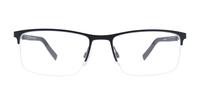 Black/Silver Tommy Hilfiger TH1692-57 Rectangle Glasses - Front