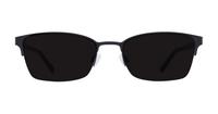 Matt Black Tommy Hilfiger TH1748 Rectangle Glasses - Sun