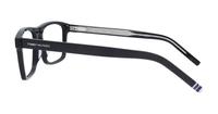 Matte Black Tommy Hilfiger TH1770 Rectangle Glasses - Side