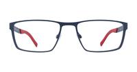 Matte Blue Tommy Hilfiger TH1782 Rectangle Glasses - Front