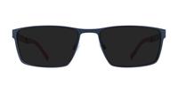 Matte Blue Tommy Hilfiger TH1782 Rectangle Glasses - Sun