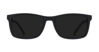 Matte Black Tommy Hilfiger TH1785 Rectangle Glasses - Sun