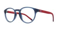 Blue / Red Tommy Hilfiger TH1787 Round Glasses - Angle