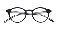 Black Tommy Hilfiger TH1813 Oval Glasses - Flat-lay
