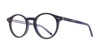 Blue Tommy Hilfiger TH1813 Oval Glasses - Angle