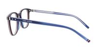 Blue Tommy Hilfiger TH1814 Square Glasses - Side