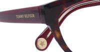 Havana Tommy Hilfiger TH1863 Cat-eye Glasses - Detail