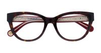 Havana Tommy Hilfiger TH1863 Cat-eye Glasses - Flat-lay
