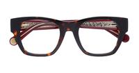 Havana Tommy Hilfiger TH1865 Rectangle Glasses - Flat-lay