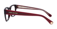 Havana Tommy Hilfiger TH1865 Rectangle Glasses - Side